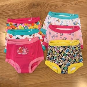 NEW Lot of 3T toddler girl training underwears